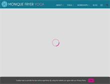 Tablet Screenshot of moniquefryeryoga.com